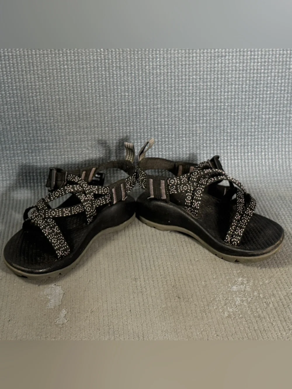 Chaco Kid’s ZX/1 EcoTread Sandals Black/White Size 10C
